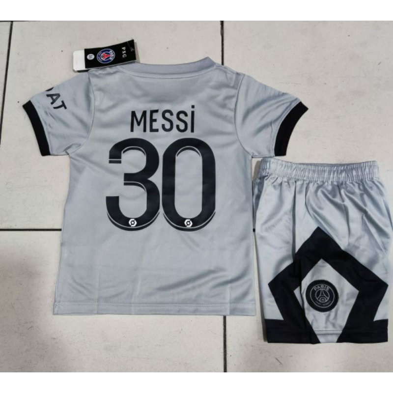 JERSEY BAJU BOLA ANAK/KIDS PSG AWAY 2022/2023 NAMESET GRADE ORI IMPORT