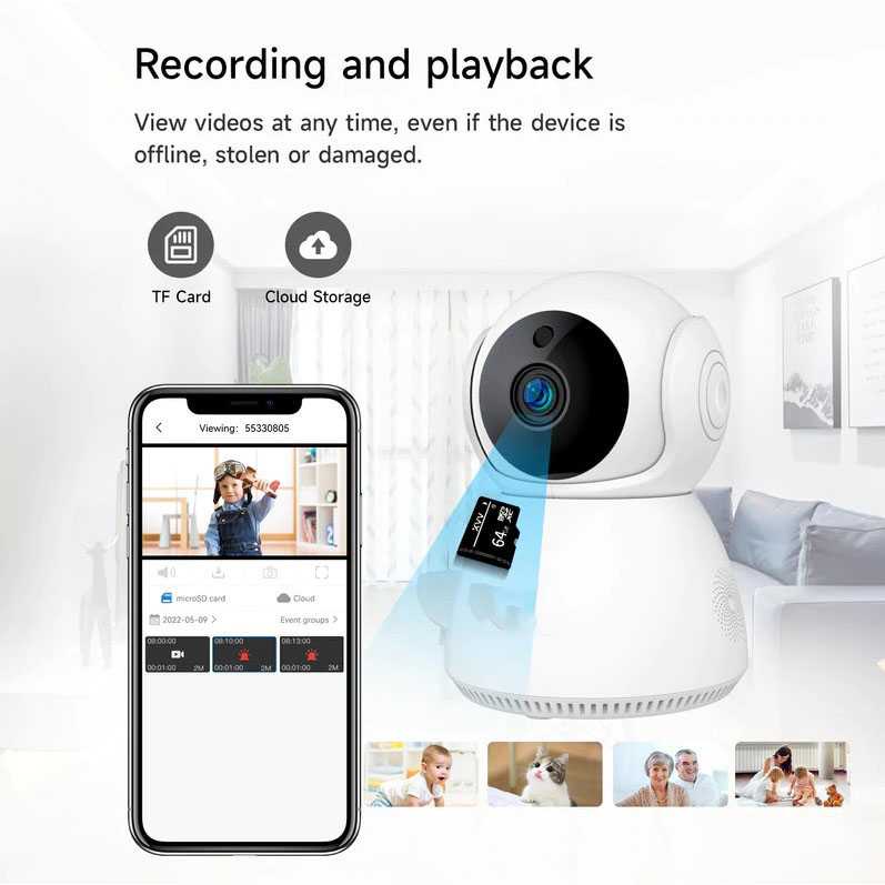 [ COD ] Xiaovv Kamera CCTV WiFi PTZ Smart Camera 2K - XVV-3630S-Q8