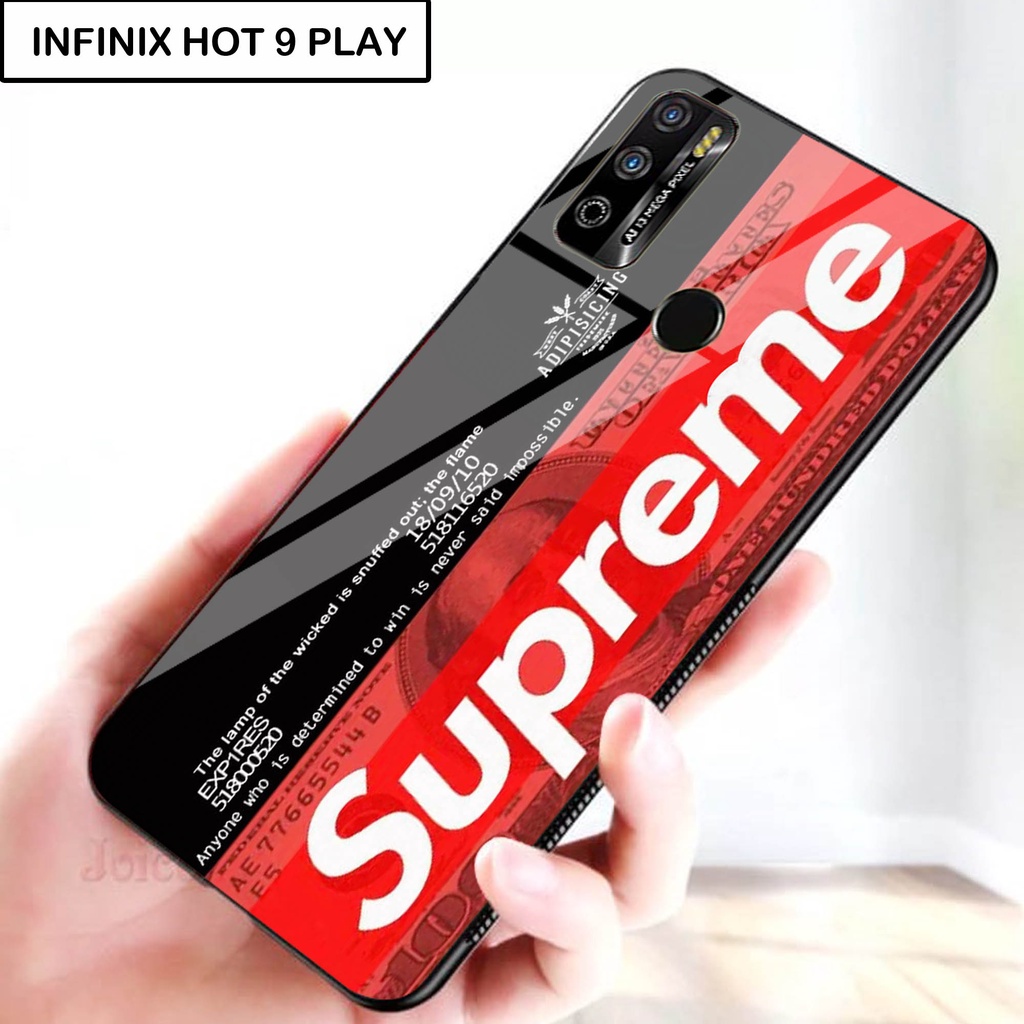 Softcase Kaca For INFINIX HOT 9 PLAY - Case Handphone INFINIX HOT 9 PLAY [T13].