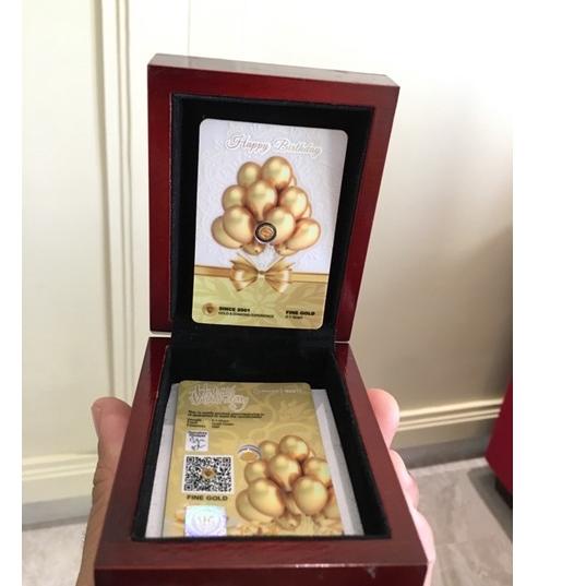 Trendy - MiniGold 0.1 Gram Gift Series Happy Birthday ,,