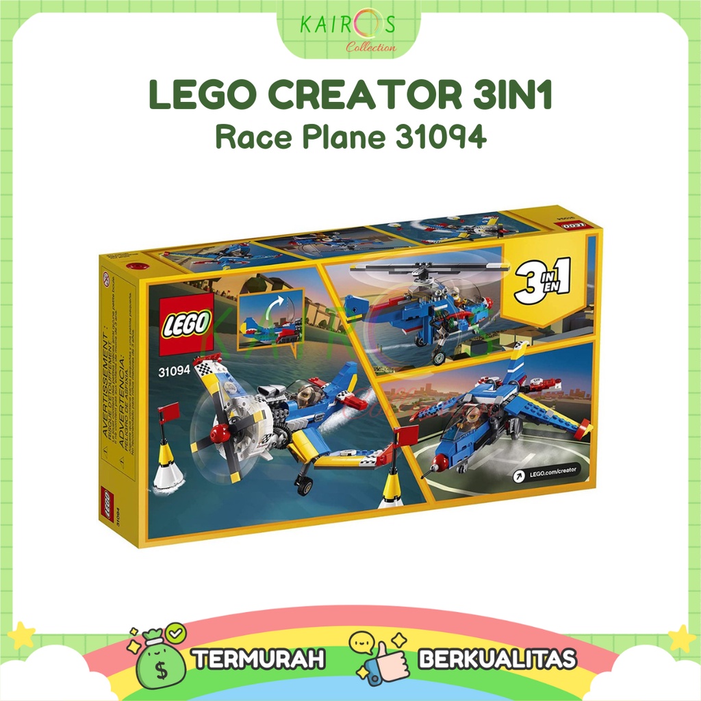 Lego Creator 3in1 Race Plane 31094