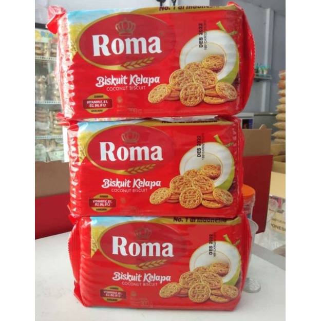 

Roma biskuit kelapa