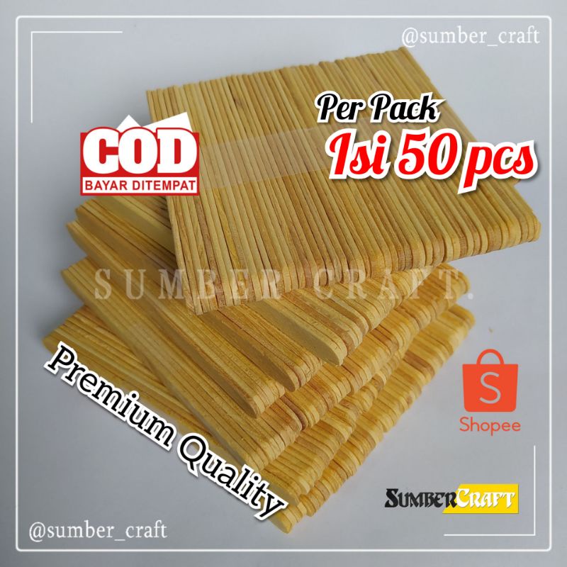 Stik es krim premium untuk bahan kerajinan tangan