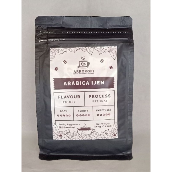 

Kopi Arabika Ijen Orange Bourbon Specialty Natural 200gr