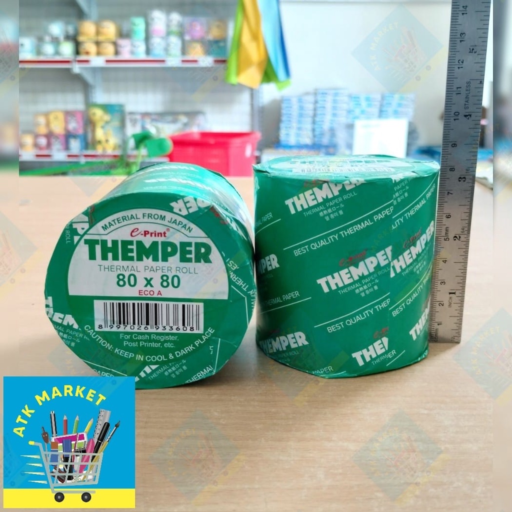 

Eprint Thermal Paper 80x80 ECO Themper Kertas Kasir EDC Struk Bon POS sales
