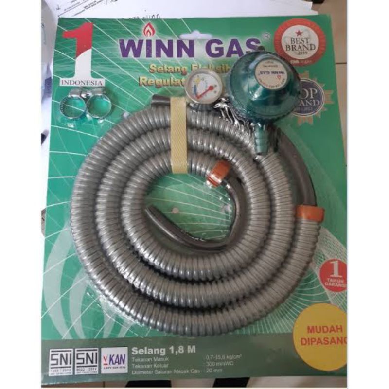 selang paket regulatow winn gas ( anti tikus) aman &amp; berkuliatas