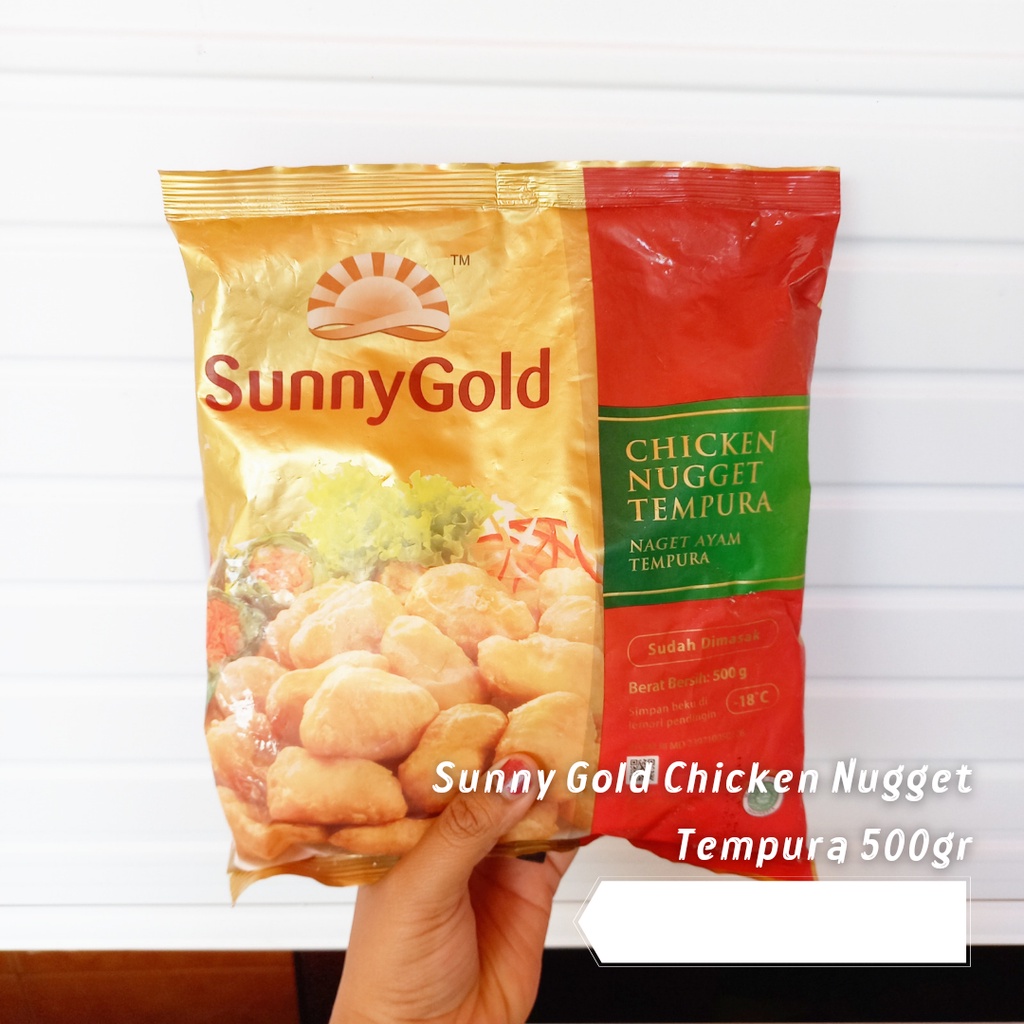 Jual Addriella Sunny Gold Chicken Nugget Tempura 500gr Sunny Goldfrozenfoodfrozenfood Murah 0178