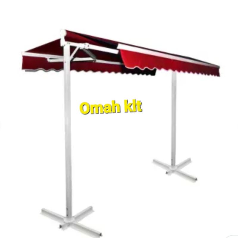 tenda kanopi taman lipat krisbow bisa dilipat