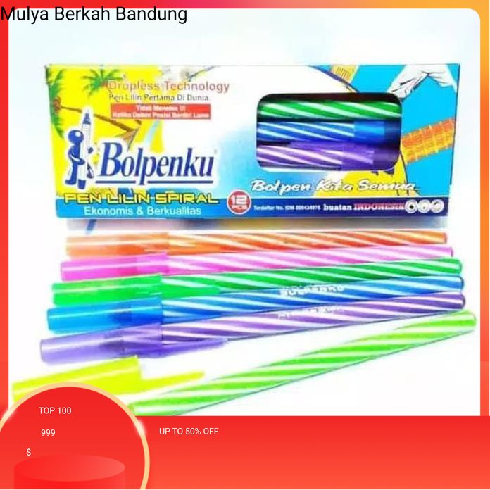 

Pulpen LIlin Bolpenku per 1 pack/12 pcs harga ekonomis