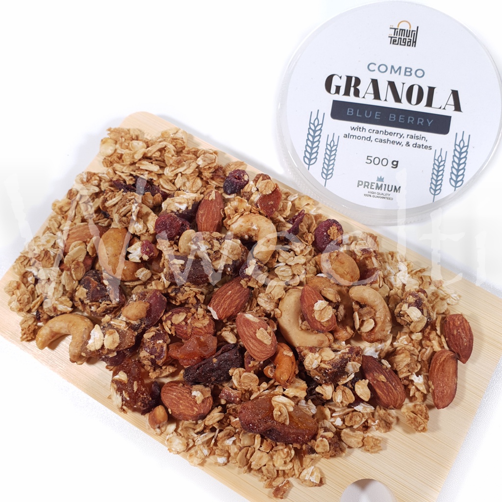 

Cahayadstore Timur Tengah Granola Sereal Makanan Sehat 500Gr Honey Vanilla Dark Chocolate Blueberry