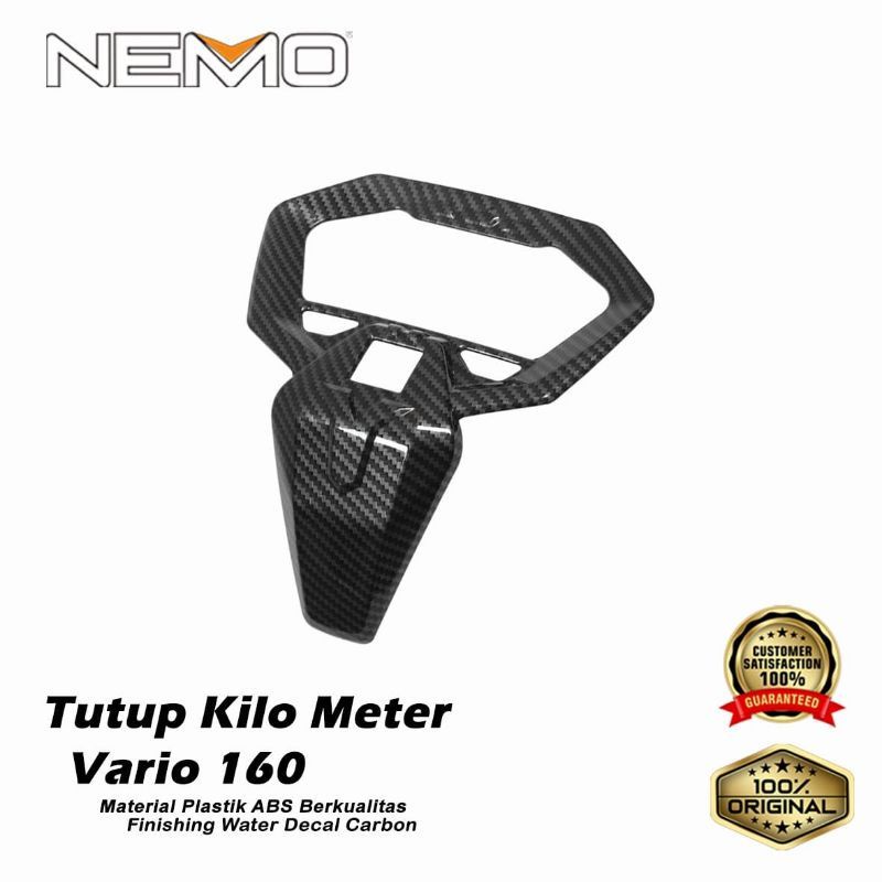 Cover Pelindung Spedometer Vario 160 Motif Carbon
