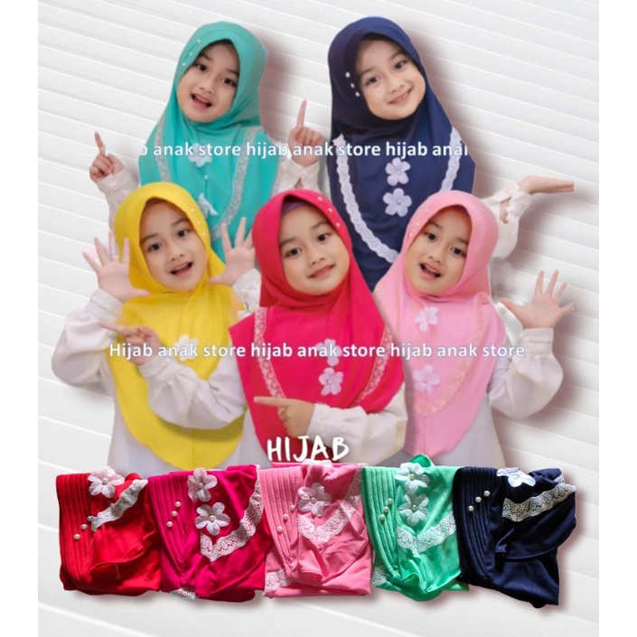 jilbab anak instan lucu/jilbab anak instan TK SD terbaru