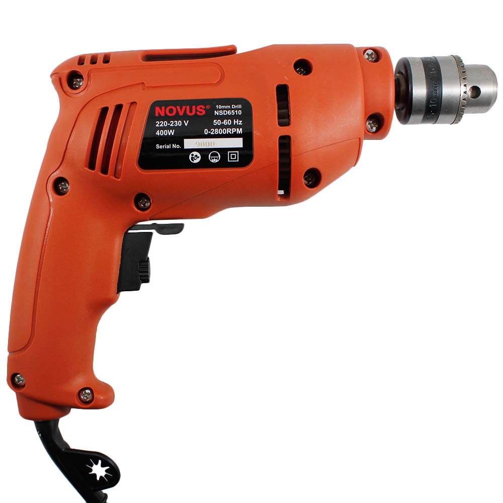 BOR TANGAN MESIN BOR LISTRIK / Impact Drill Listrik Electric Drill 10 mm Bolak balik - Bor NOVUS Bisa Untuk Beton Kayu Besi Tembok