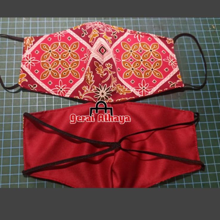 ➢ps Ready➢ Masker Bhayangkari batik sesuai juklak tanpa logo batik asli sesuai musyawarah bhayangkar