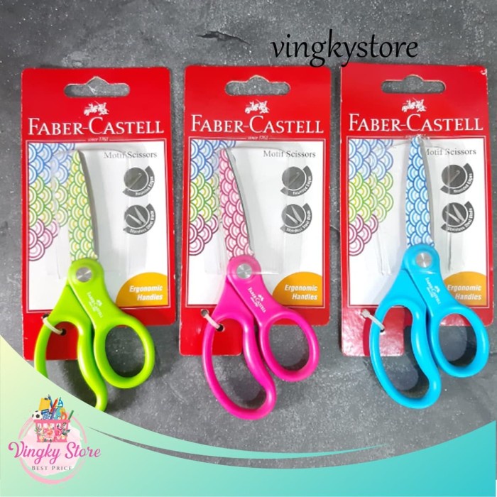 

Lucu Gunting / Scissors Faber Castell Motif Hemat