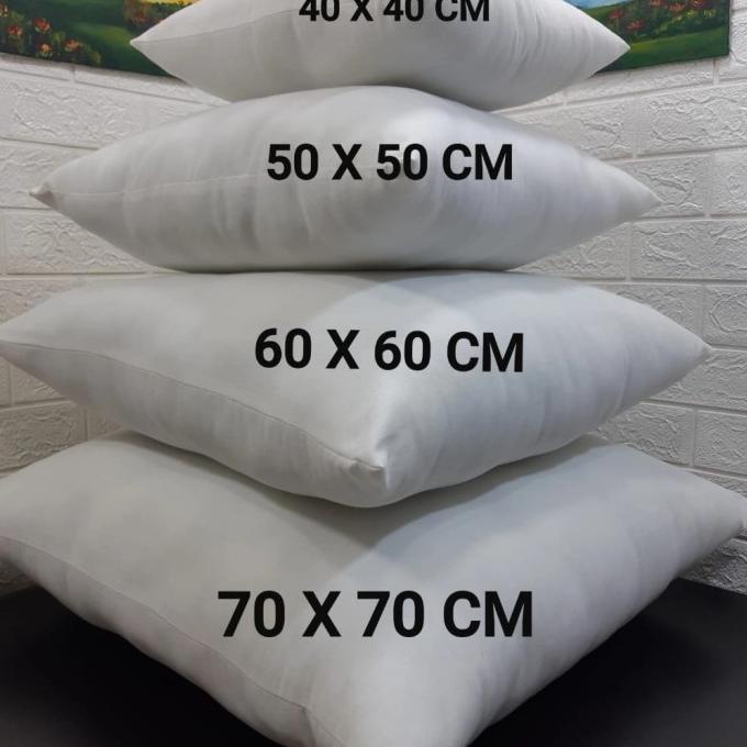 BANTAL SOFA KAPAS SILIKON 50 X 50, BANTAL KURSI SOFA ISI 100 % SILIKON