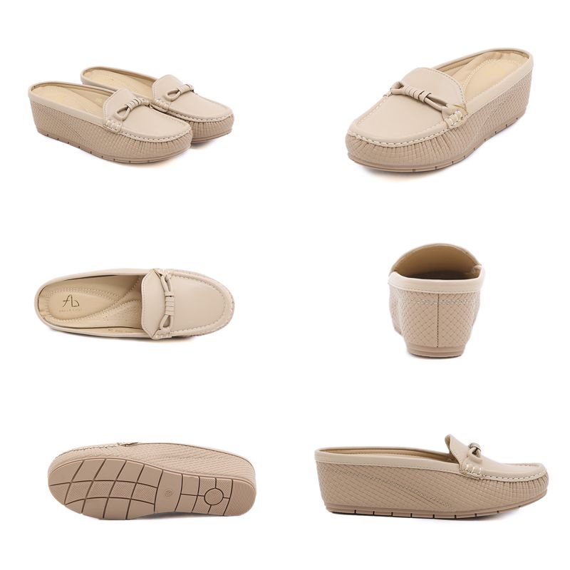 ANELA LYNE AIDAH SEPATU MULES WEDGES SHOES ANE954 ORIGINAL