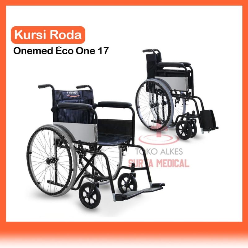 Jual Kursi Roda Standar Onemed Wheel Chair Shopee Indonesia