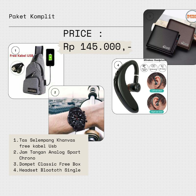 

Hampers cowok dijamin keren , pasti suka
