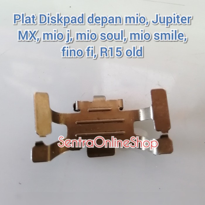 Besi plat seng pala babi Diskpad depan mio jupiter mx mio soul smile .