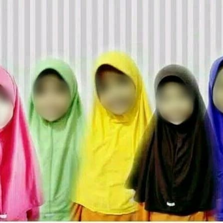 Segera Miliki Jilbab Anak Ukuran Sd/ Bergo Polos Anak Tanggung/ Jilbab Vania Jumbo Gilaa