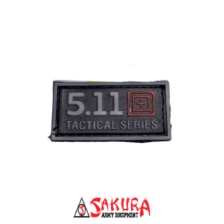 Patch Rubber 5.11 Kecil Perekat Karet Velcro 511