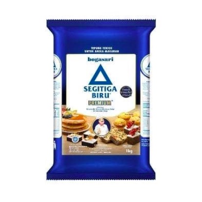 

Tepung Terigu Bogasari Segitiga Biru Premium 1Kg