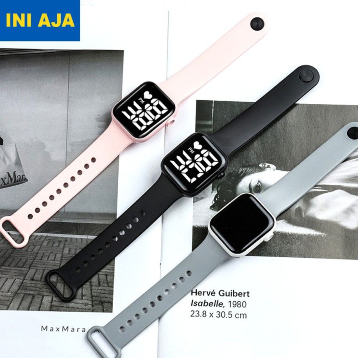 Jam Tangan Digital LED Model Smart Watch Bracelet mirip Apple Watch