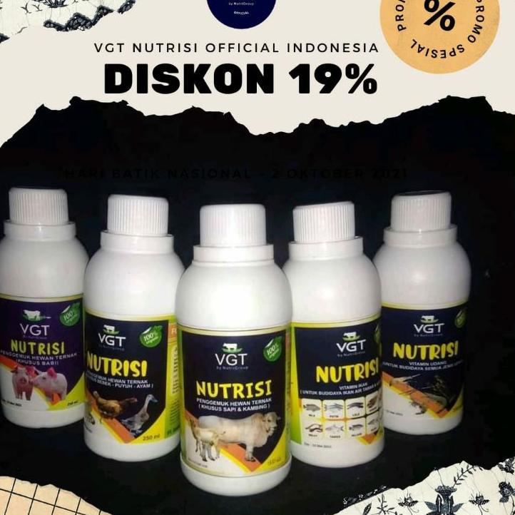 Sudah READY.. VGT nutrisi Ternak Sapi Kambing Domba Kuda Babi Kerbau Unggas Ayam kampung Broiler Beb