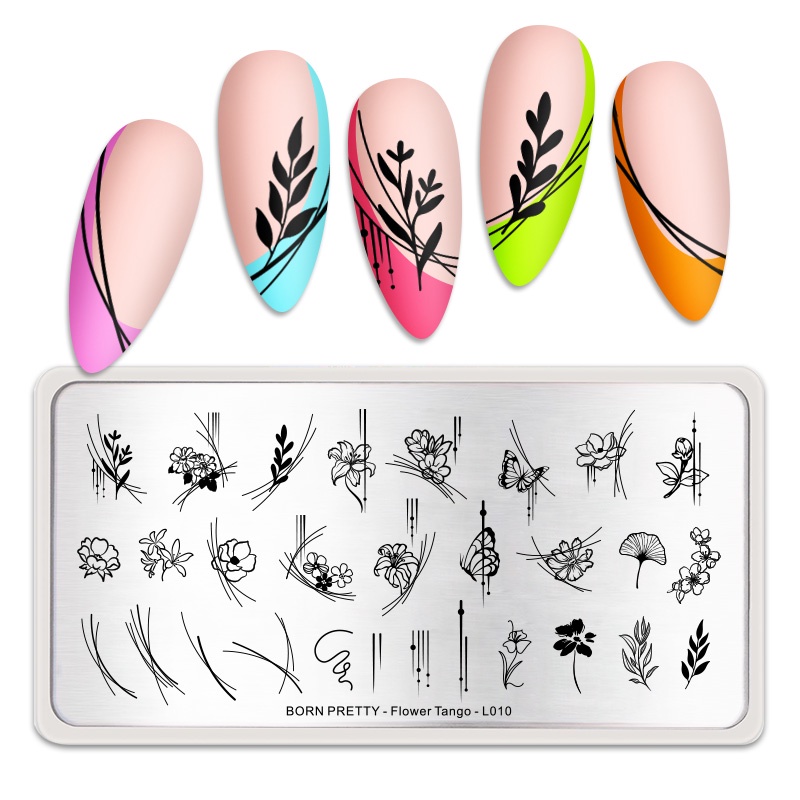 Plat Stempel Kuku Bahan Stainless Steel Motif Natal Untuk Manicure