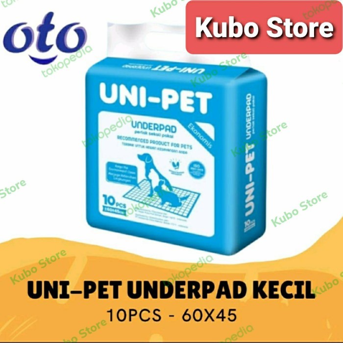 1 Dus Underpad Unipet 45x60 Uni-Pet Alas Pipis Size M Kecil Anabul Anjing Kucing Kelinci