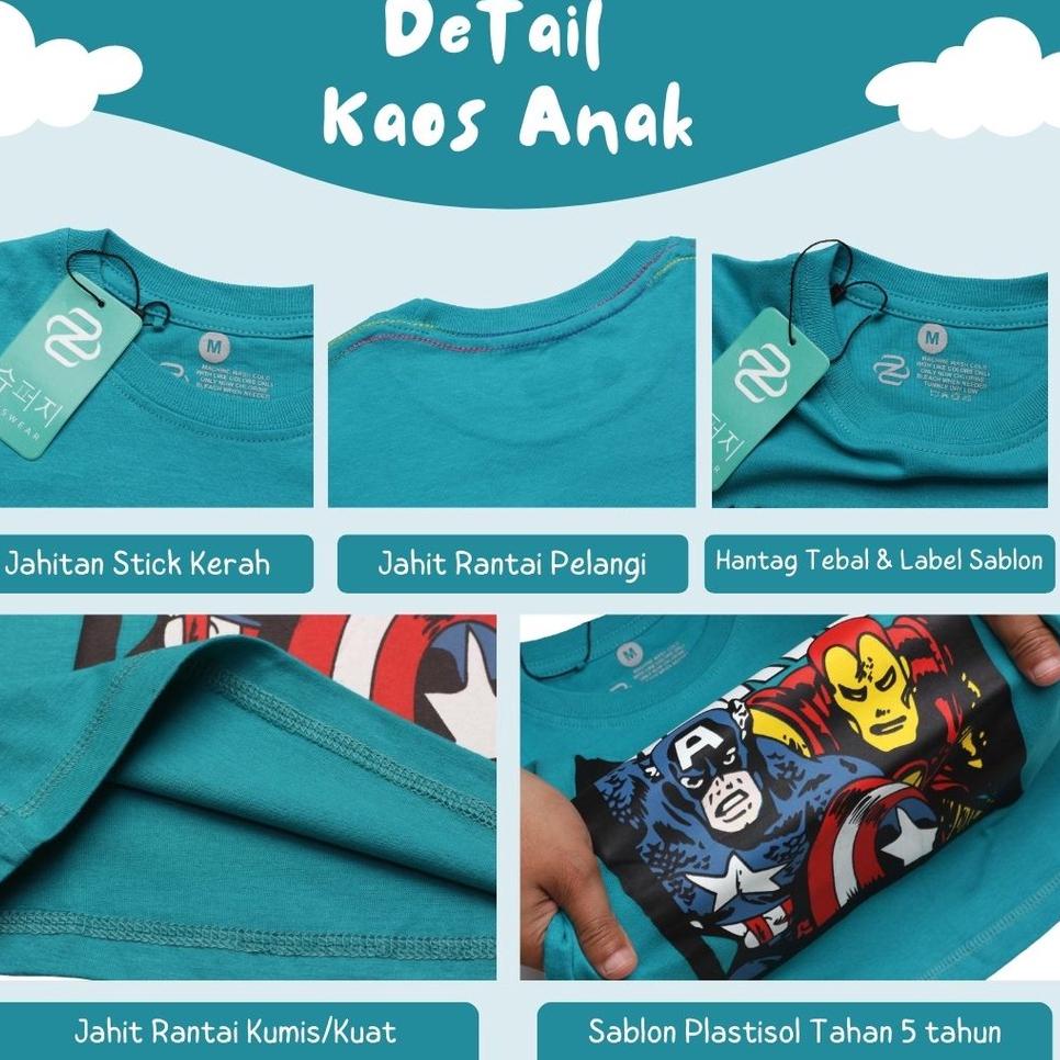 LGS.31Oc22ˣ ‑ 1-8 tahun [S,M,L,XL] Grosir Ecer Kaos Anak KENDARAAN MOTOR Beko Dinosaurus Dino Tyrex 