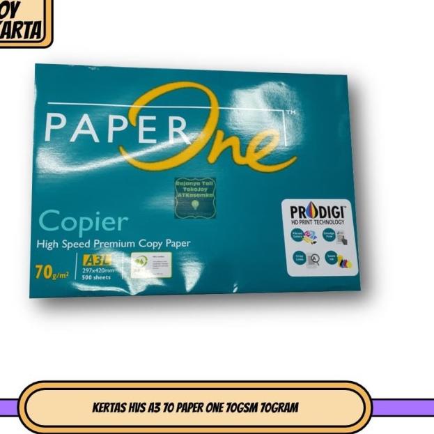 

Big Sale Kertas HVS A3 70 Paper One 70GSM 70GRAM .. .. .. ..