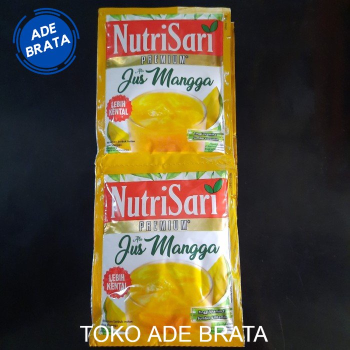 

nutrisari jus mangga renceng isi 10 sachet