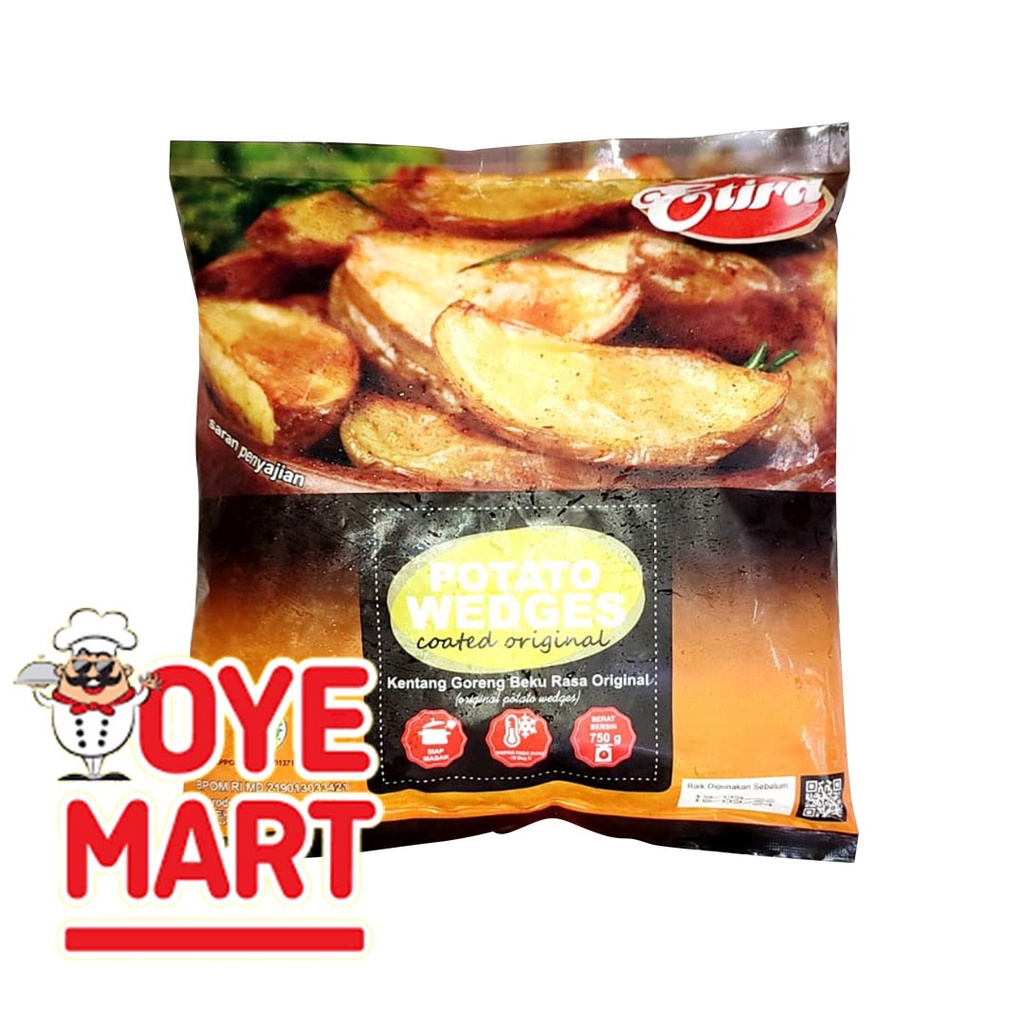 ETIRA POTATO WEDGES COATED ORIGINAL 750GR/ KENTANG WEDGES