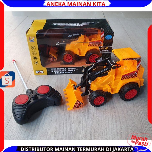 PROMO MAINAN ANAK RC BEKO TRUCK / REMOTE CONTROL TRUCK SET KONTRUKSI