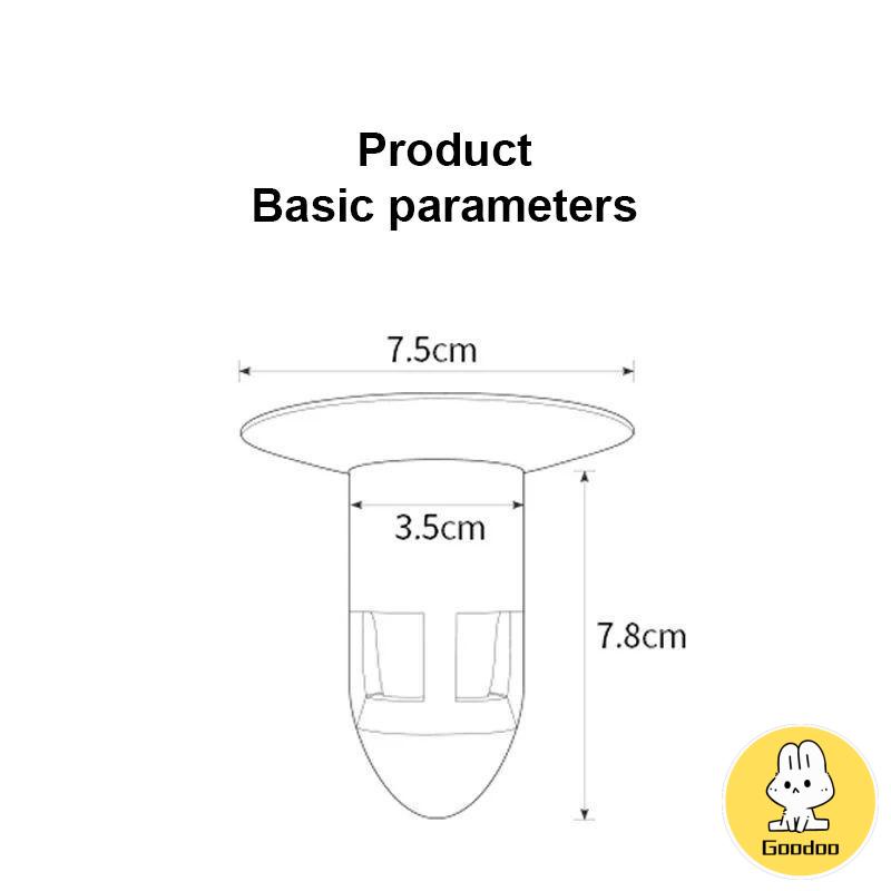 Floor Drain Odour Trap Anti Bau Got Saringan Pencegah Kecoa Serangga Saluran Air Wc Kamar Mandi Odor -Doo