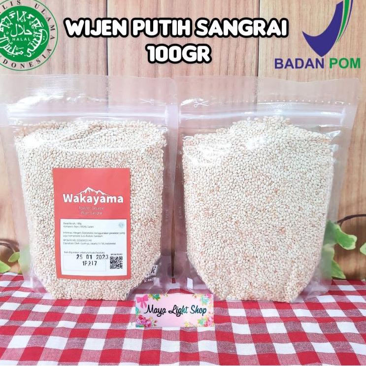 

CODEg5G0s--Wijen putih sangrai roasted sesame seed taburan wijen putih hitam oven