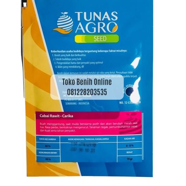 RAS.18Oc22м ‑ BENIH CABAI RAWIT PUTIH - CARIKA - BENIH TUNAS AGRO SEED - RAWIT SETAN