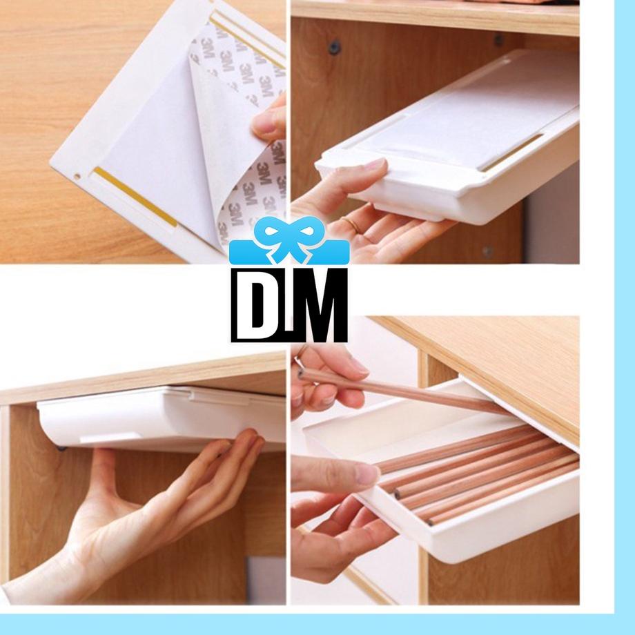 Terbaru--Laci Penyimpanan Rahasia Brankas Rahasia Secret Storage Box Tambahan Laci Tempel Untuk Simp