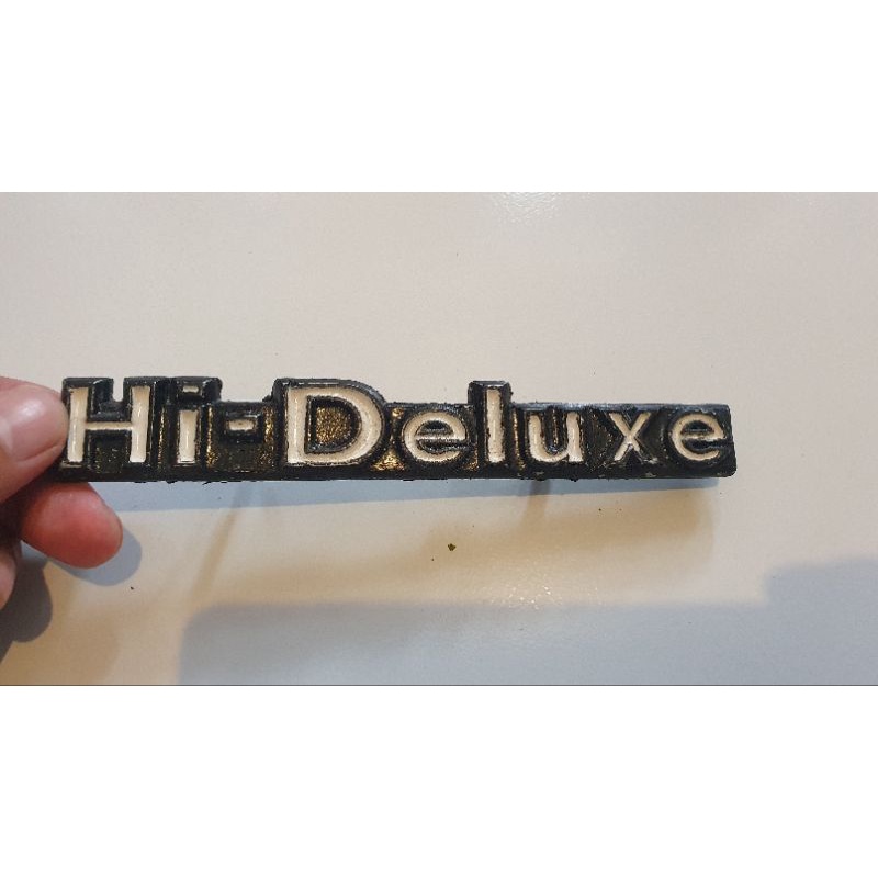 Emblem Hi Deluxe Original Honda Civic Deluxe Gen 1