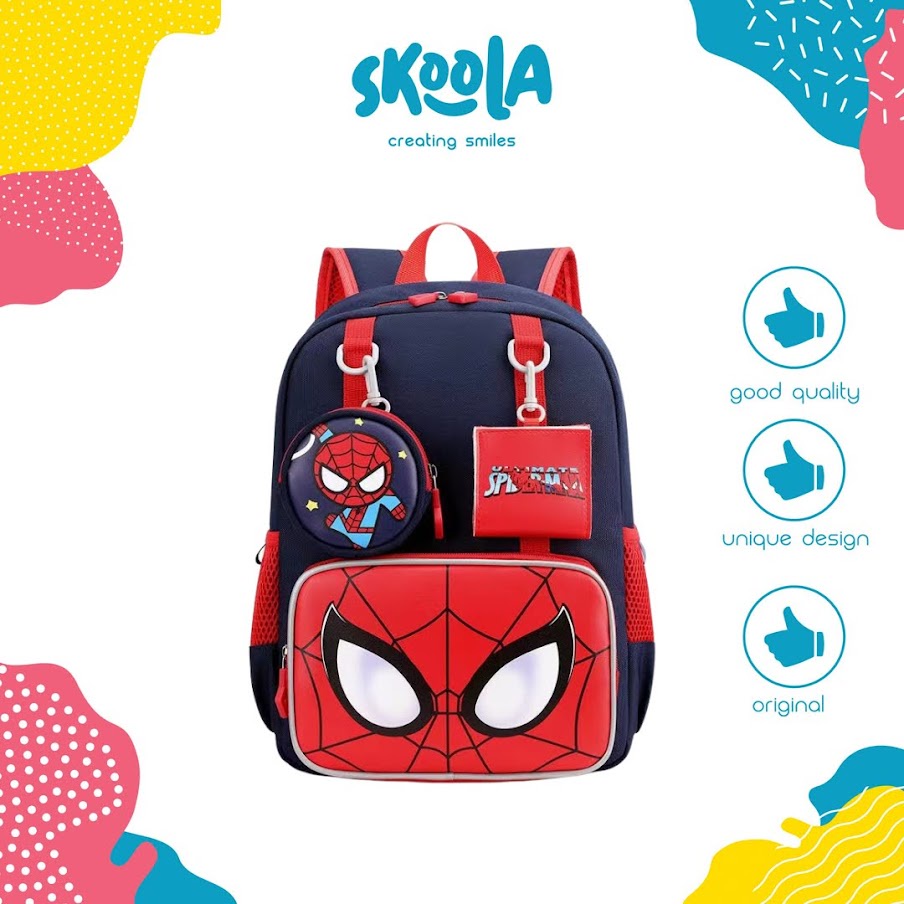 Skoola Tas Sekolah Anak Perempuan TK Ransel Unicorn Pouch - Hiro