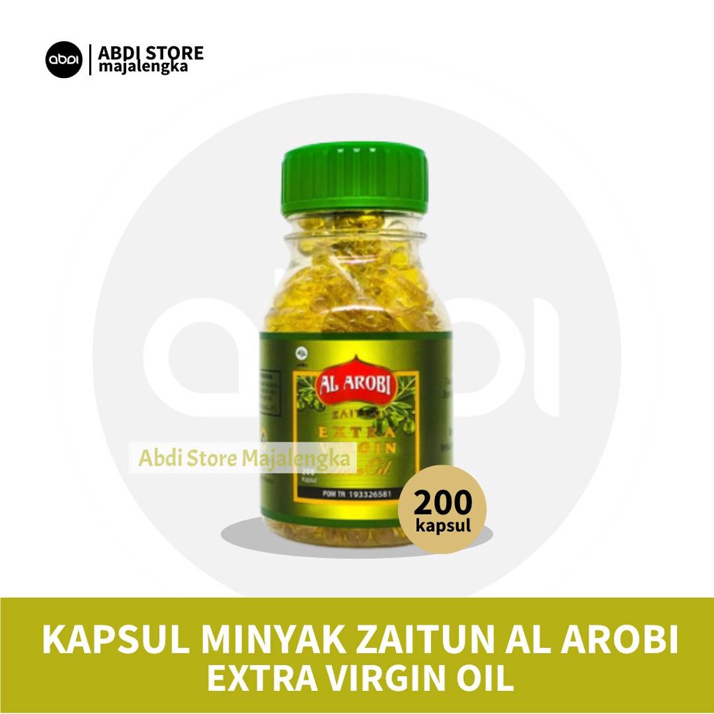 

MINYAK ZAITUN AL AROBI 200 KAPSUL EXTRA VIRGIN OLIVE OIL