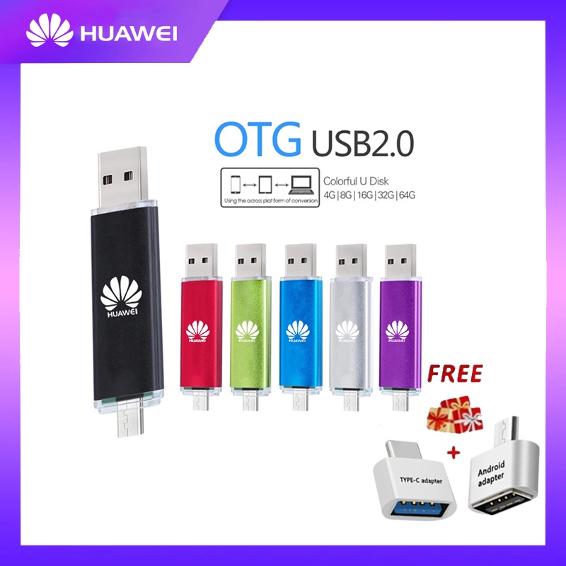 Huawei OTG Dan USB 2.0 256GB 128GB 64gb 32GB 16GB 8GB 1TB 2TB USB 2.0