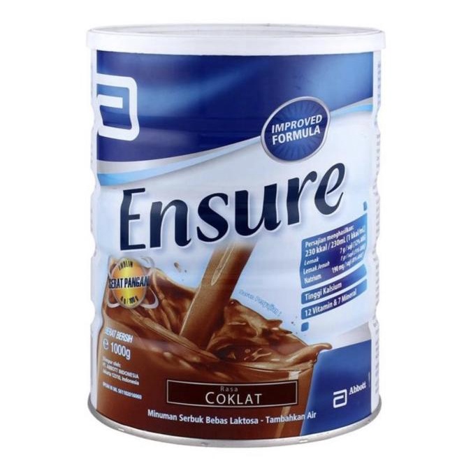 [ COD ] Ensure Coklat 900 gr Susu Untuk Lansia