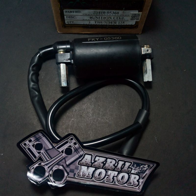 FUKUYAMA THUNDER 125 KUIL KOIL COIL PENGAPIAN IGNITION COIL SUZUKI THUNDER 125  ORIGINAL ASLI FUKUYA