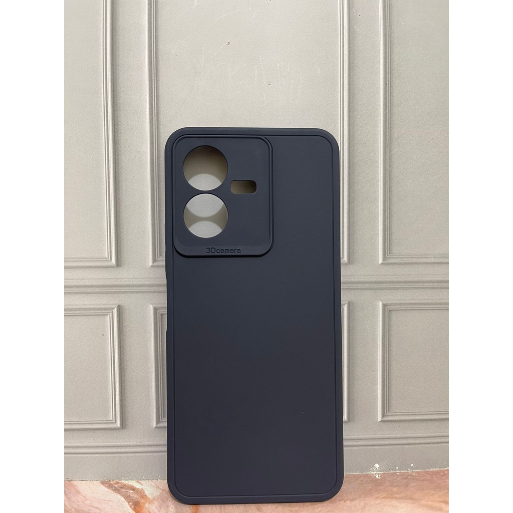 Vivo Y22 Soft Case Candy Proctector 3D Camera Silicon Warna Premium White_Cell