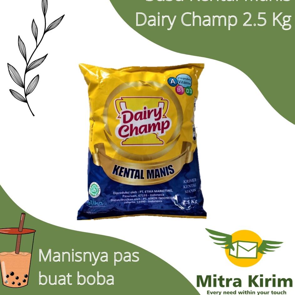 

Susu Kental Manis Dairy Champ 2.5kg Per Pcs