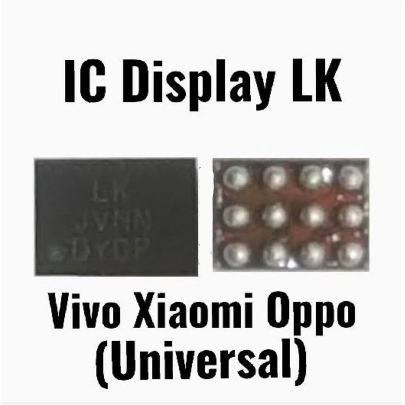ic LK display lampu oppo a3s universal