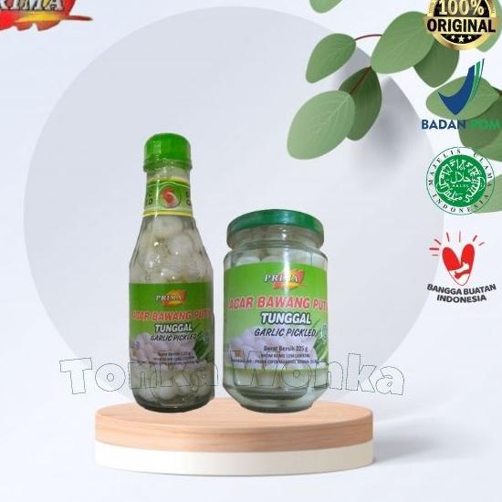 

(zava -4) Prima Acar Bawang Putih Tunggal Halal Original BPOM [iu -387]